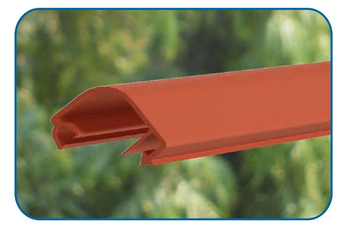 Bare overhead conductor fitted with a wrap-around polyolefin line cover on a distribution line